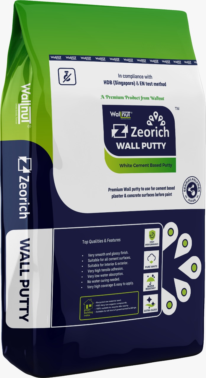 Another Launch By Wallnut - Zeorich Premium Wall Putty